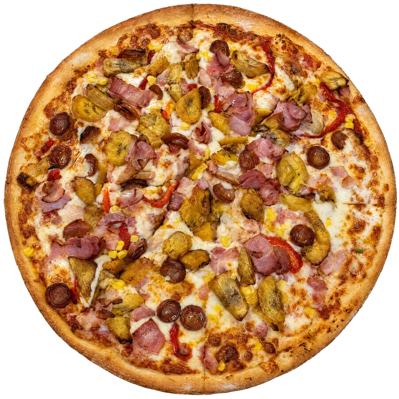 The Colombiana pizza from La Pizza Bella, Darlinghurst
