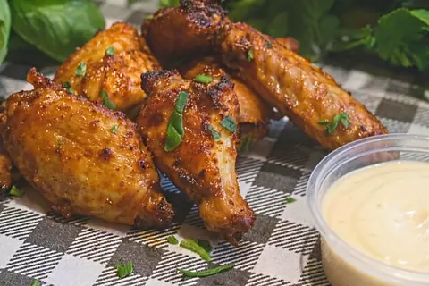Chilli Wings: spicy chicken wings with a kick of chilli